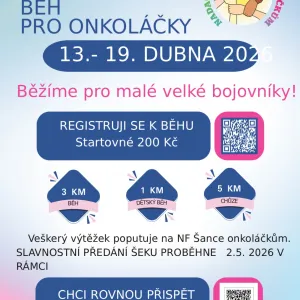 Spojte pohyb s pomocí "Běh pro onkoláčky"