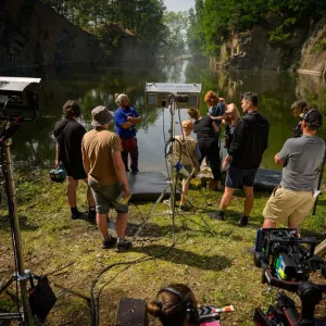 Štěnovický lom nedaleko Plzně obsadili filmaři