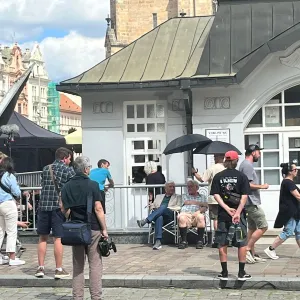 Centrum Plzně obsadili filmaři