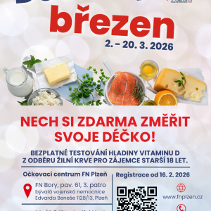 Nedostatek vitamínu D: Tiché riziko i na západě Čech