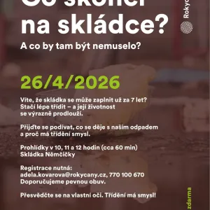 Skládka Němčičky v Rokycanech zve na exkurzi