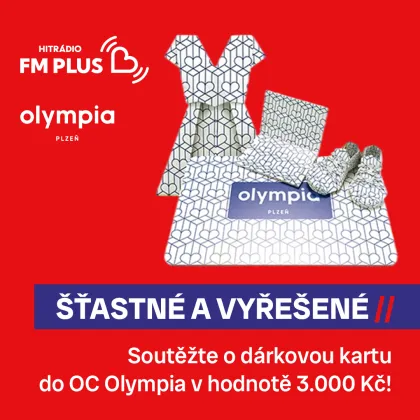 Vánoční soutěž na Hitrádiu FM Plus: Hrajeme o dárkovou kartu do OC Olympia Plzeň za 3 000 Kč!