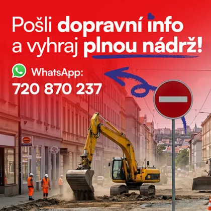 🚗 Dopravní hlídka Hitrádia FM Plus: Natankuj plnou zadarmo!