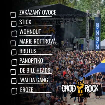 Vyhrajte vstupenky na Chodrockfest 2026!