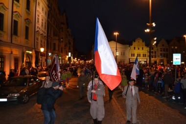 Průvod světel Plzeň