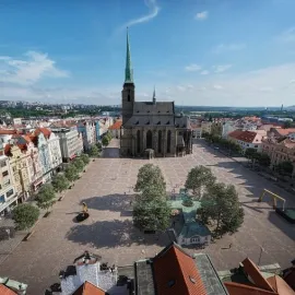 V Plzni začala revitalizace západní části náměstí Republiky