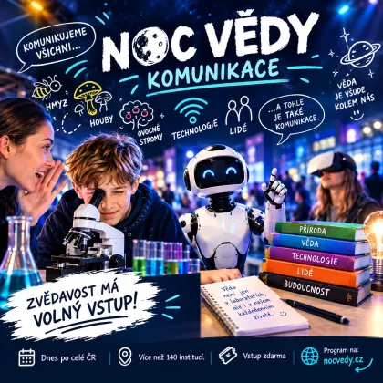 Noc vědy: Dnes večer si můžete popovídat s vědou