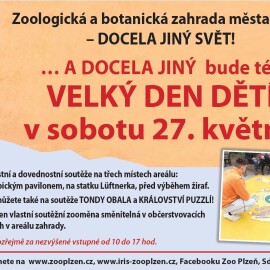 Zoo v Plzni chystá Velký den dětí