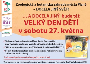 Zoo v Plzni chystá Velký den dětí
