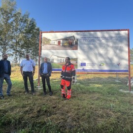 V Lubech začala výstavba nové základny zdravotnické záchranky