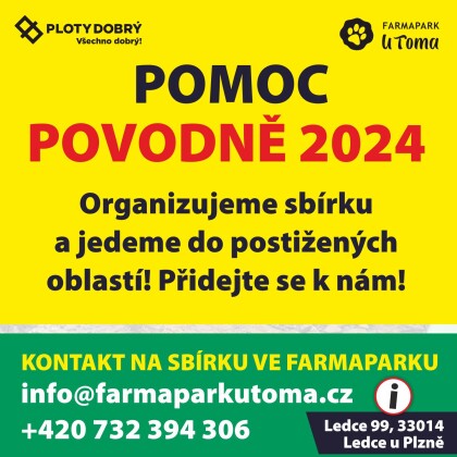 Pletiva Dobrý a Farmapark u Toma pomáhají na Moravě