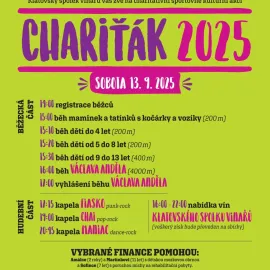 Charitativní běh a hudební festival CHARIŤÁK už pošesté v Klatovech!