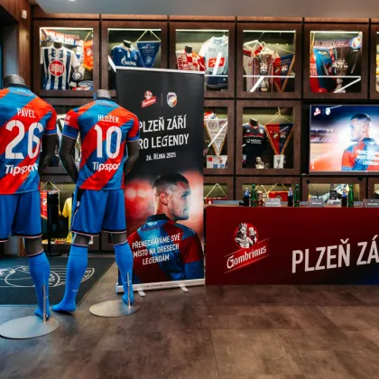 Plzeň září pro legendy