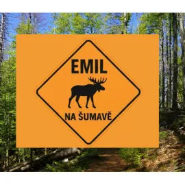 Los Emil dál bloudí Šumavou