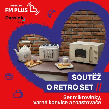 Vyhrajte si retro set mikrovlnky, varné konvice a toastovače od Parolek-shop.cz