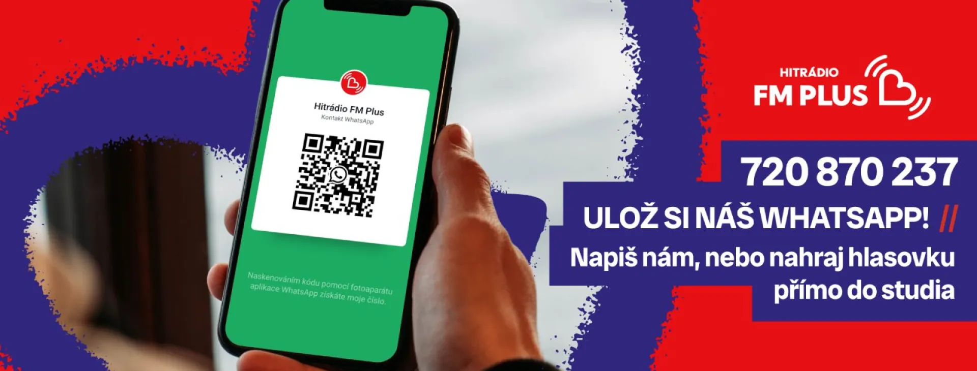 Máme nový WhatsApp! Piš nám přímo do studia nebo rovnou namluv vzkaz! 