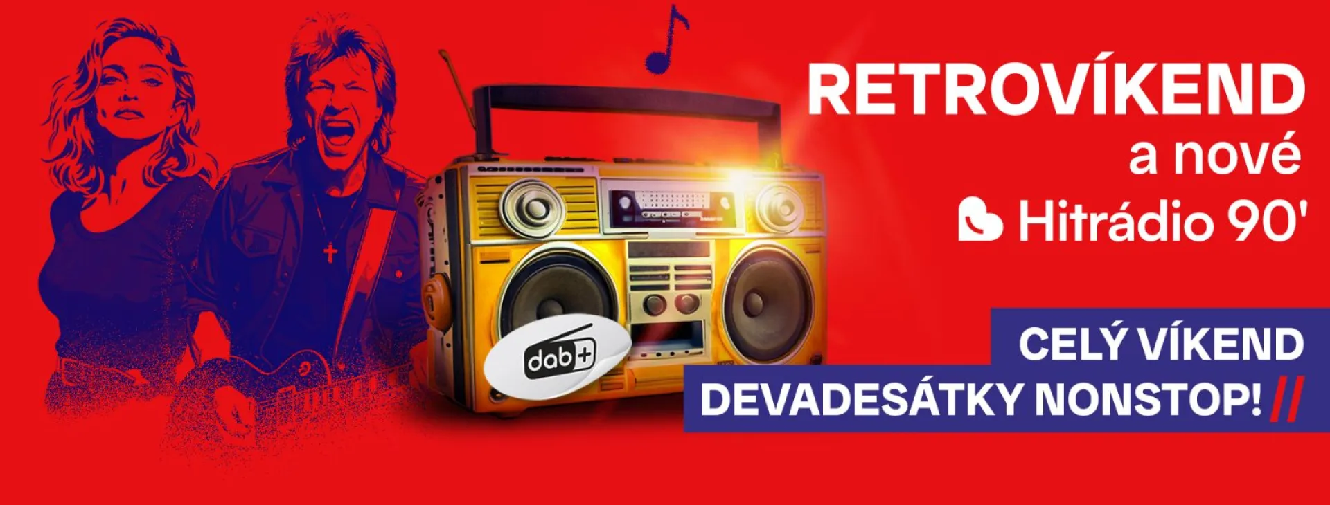 Retrovíkend s novým Hitrádiem Devadesátka