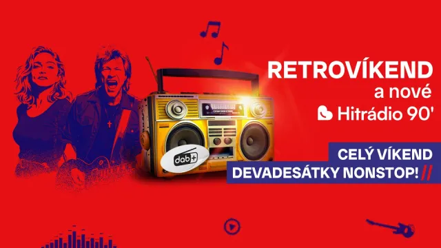 Retrovíkend s novým Hitrádiem Devadesátka