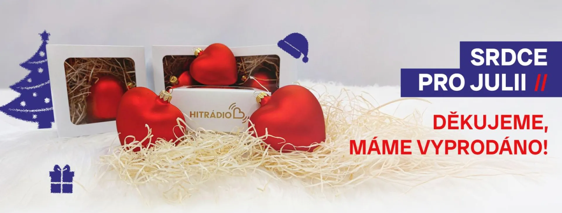 Srdce pro Julii jste vykoupili v rekordním čase. Děkujeme!