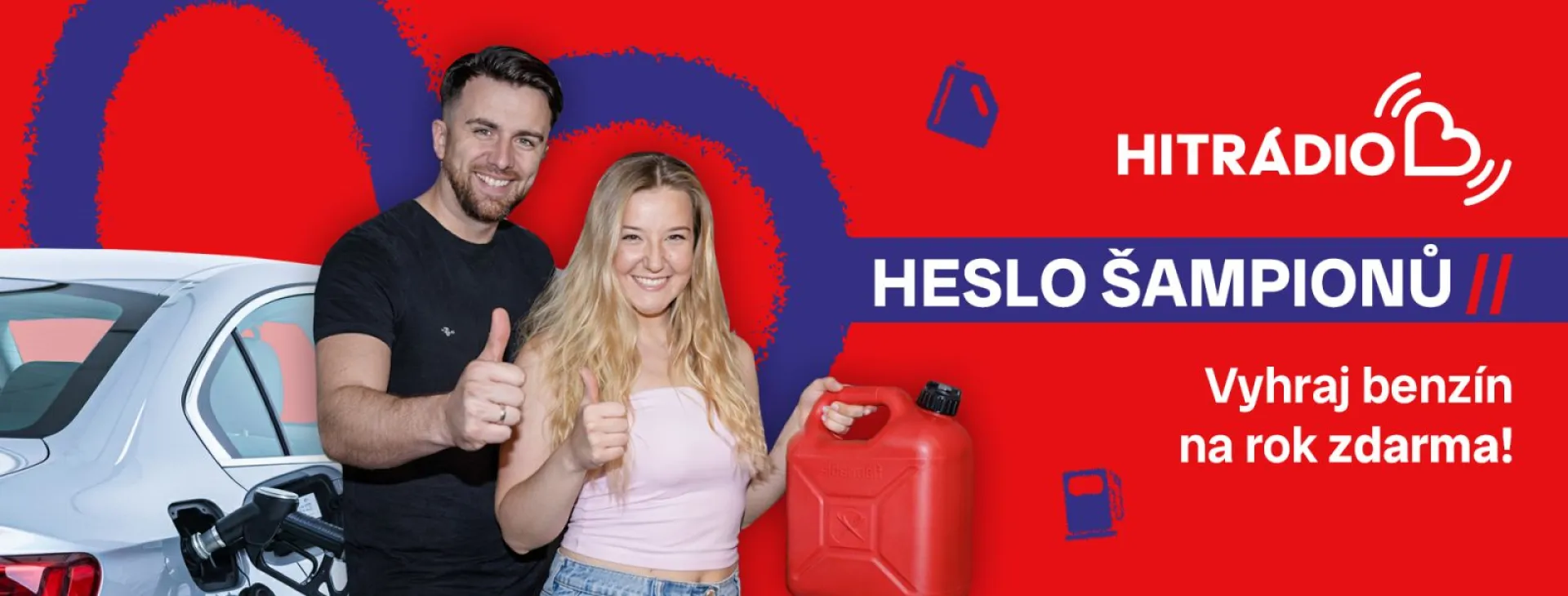 🚗 HESLO ŠAMPIÓNŮ: vyhraj roční dálniční známku nebo benzín na rok zdarma 